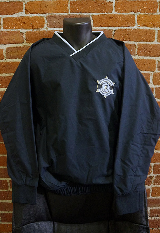 Mens-Windbreaker-Pull-Over-Golf-Jacket - Reserve Deputy Sheriff Association