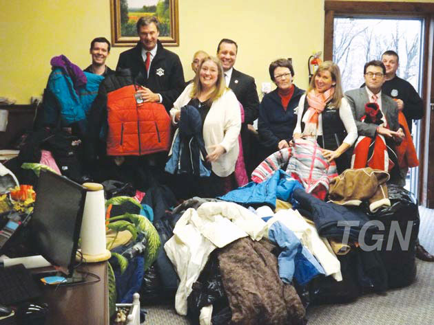Sheriff brings warmth to the Chair City Coat Collection program to help those in need.