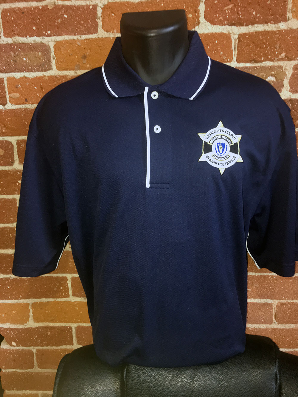 Unisex Polo Knit Golf Shirts - Reserve Deputy Sheriff Association